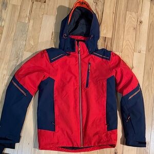Men's Red and Blue Ski Jacket